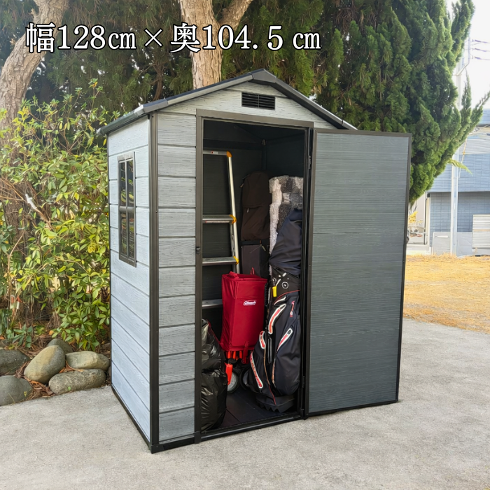 DIY 小型屋外物置 0.6帖 マノール４×３